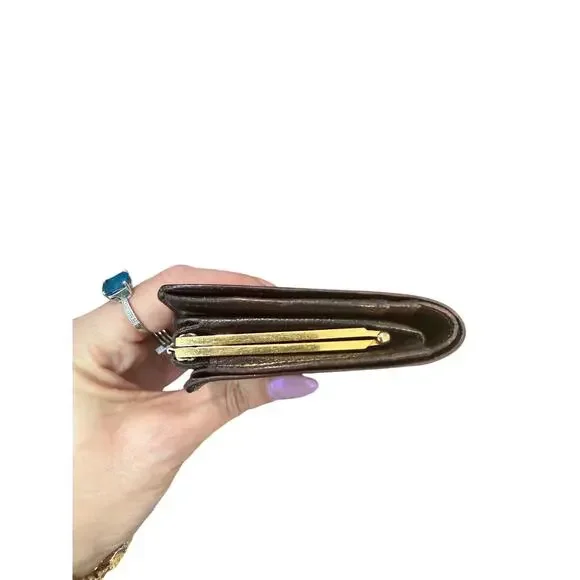 Louis Vuitton Damier Ebene Kisslock wallet*Beautiful Condition with COA - Picture 4 of 9